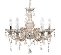Ceiling Light Beige Marie Therese 5 Mink Searchlight 1455-5MI