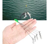 5 Arms Alabama Umbrella Jig Head Fishing Rig Bait Lures Snap Swivels Metal Plastic Water Fishing Accessory (2)