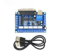 5-Axis CNC Engraving Machine Driver Board Supporting 5V Input Level Drivers and 12V-24V External Power Supply with Reverse Protection
