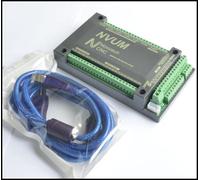 5 Axis USB Mach3 Motion Control Card Breakout Interface Board NVUM 200KHz