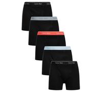Calvin Klein Men BOXER BRIEF 5PK PINK (Black Bodies w/Black/Misty Grey/Pu) XL