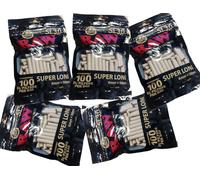 5 Bages of RAW Black Filter 6X30MM 100 PER Bag