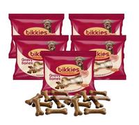 5 Bags Of Beef Gravy Bones Dog Biscuit Treats - Complementary Tasty Pet Treat Bone - Natural Beef Flavour With Minerals & Vitamins - 300g