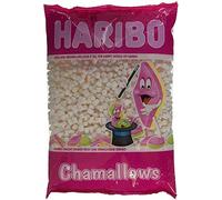 5 Bags x HARIBO Mini Marshmallows 1KG Bag Sweets Packs (White Vanilla Mallows)