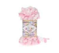 5 Balls/Skeins Alize Puffy Color Baby Big Loop Blanket Yarn 100% Micropolyester Soft Wool Each Ball 100g 9m - 5863