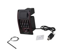 5 Band EQ Preamp Pickup System with Phase Switch & Loudness Contour, Compatible with Fishman for Acoustic Guitar Ukulele Violin Banjo Mandolin