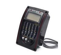 5 Band Equation Preamp Acoustic Guitar Pickup With Tuner Piezo Electric Box Guitar Pickup For Rich And Amplified Sound