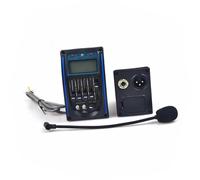 5 Band With Micro Phone Acoustic Guitar Pickup Guitar EQ Preamp EQ Equalizer Piezo Pickup Tuner LCD For Acoustic Guitar Professional acoustic guitar pickups