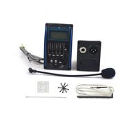 5 Band With Micro Phone Acoustic Guitar Pickup Guitar EQ Preamp EQ Equalizer Piezo Pickup Tuner LCD