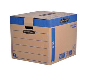 5 Bankers Box Cardboard Moving Boxes 85L Ultra Heavy Duty Double Wall Boxes Pack Of 5