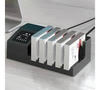 5 Bay Hard Drive Enclosure with Offline Clone Function, Supports 120TB Expansion for 2.5" and 3.5" SSD/HDD Storage Solutions