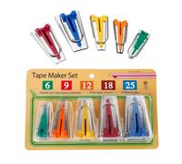 5 Bias Tape Markers. Home Sewing Practical Bias Tape Maker for Biased Fabric. Sewing Tools and Accessories. Sizes: 6mm/9mm/12mm/18mm/25mm.