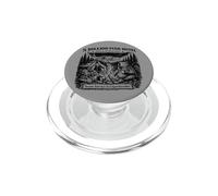 5 Billion Star Hotel Bear Camping Retro Humor PopSockets PopGrip for MagSafe