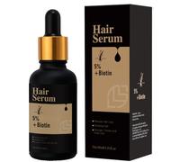 5% + Biotin Hair Serum, 5% Hair Growth Serum For Men And Hair Regrowth Treatment For Stronger Thicker Longer Hair Help to Stop Thinning and Loss Hair 60 ML