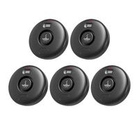 5 Black Pack Water Leak Alarm Detector, 120dB Loud Alert Water Sensor, IP66 Waterproof, Sensitive Leak and Drip Alert, Easy Installation for Home, Basement Flood Prevention, Bathroom, Sink, Laundry