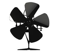 5-Blade Fan Aluminum Alloy Stove Replacement Fuel Saving Accessories Low Consumption Wood Stove Replacement Heat Powered Non Electric