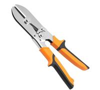 5-Blade Sheet Metal Crimper HVAC Tool for 24-28 Gauge Duct Work Downspout and Stove Pipe Gutter Crimping Tool for Downspouts Stove Pipe Sheet Metal and Duct Work