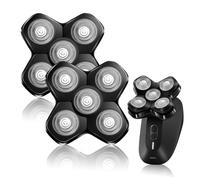 5 Blades Magnetic Head Shaver Replacement Blades Compatible with MANSCAPED The Dome Shaver, Magnetic Attachment for Men's Head Shaver (2 Packs)