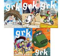 5 Book Set Collection - A Dog Called Grk, Grk Takes Revenge, Grk and the Phoney Macaroni, Grk Down Under, Grk Smells a Rat by Josh Lacey