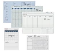 5 Book To Do List Pad, To Do List Notepad, 250 Page Undated Weekly Planner Notebook for Study Work for Work Study and Personal Oraganizer