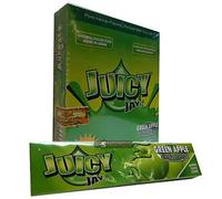 5 Booklets juicy jay Green apple flavoured king size slime rolling papers