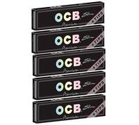 5 booklets OCB PREMIUM SLIM Rolling paper King Size + FILTER TIPS by OCB