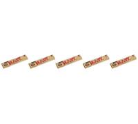 5 booklets x RAW CLASSIC King Size Slim UNREFINED Natural rolling paper