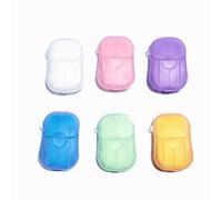 5 Boxes Portable Soap Sheets Boxed White Paper Hand Wash for Travel | Confetti Soap Paper, Safe to Use, Camping and Hiking, Convenient Portable Sheets