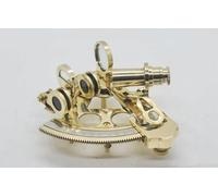5" Brass Sextant, Antique Nautical Sextant Table Decorative Navy Gift Item, Handcrafted Gift Nautical Sextant for Him, Birthday Gift