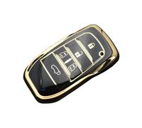 5 Buttons Car Key Cover Fobs Shell Case Protect Bag For Toyota For Noah For Voxy Trunk 2022 2023 2024 For Alphard 2020 2021 JHVVBFWF(Black Gold)