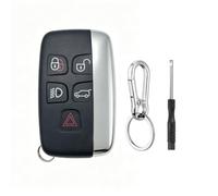 5 Buttons Smart Key Fob Shell Fits for Land Rover Evoque Sport LR4 Jaguar | Replacement Remote Key Shell fit for Land Rover Sport LR4 LR2 Jaguar XF XJ XJL XE F-Type F-PACE XE Keyless Entry