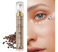 5% Caffeine Eye Cream for Dark Circles - Eye Serum with 360° Roller for Puffy Eyes & Under Eye Bags, Reduce Eye Bags, Wrinkles and Fine Lines