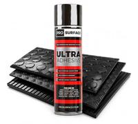 5 Cans Rubber High Temperature Spray Adhesive for Rubber Sheet, Mats, Gaskets & Protective Pads - Heat Resistant 110°C Contact Glue - Pro Surface 500ml