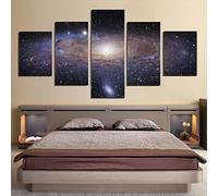5 Canvas Paintings 5 Pieces Posters Outer Space Landscape Wall Art Picture Home Decoration Canva Print Painting Printed On Canvas/Without Frame 100 X 50 Cm For Living Room Hotel Restaura-9583417809