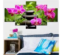 5 Canvas Paintings 5 Pieces Posters Plants And Flowers Wall Art Picture Home Decoration Canva Print Painting Printed On Canvas/Without Frame 150 X 100 Cm For Living Room Hotel Restaurant-5087194685