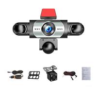 5 Channel 360° for dash Cam Front Rear & Left Right & Under-screen, 4K High-Definition Recording Car for dash Cam With 24H Parking Mode, Support Cycle Recording/Motion Detection, Multi Lens Camera