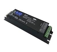 5 Channel DMX Decoder with RDM Digital Display,DMX512 Dimmer Driver PWM RGBCCT LED Controller for RGBWW RGBW or 5group White lightstrips LED Module Light Input 12V-48VDC
