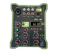 5 Channel Mixing Console Multifunctional Professional Audio Mixer Digital Display Bluetooth-compatible for Microphone Instrument Artists and Bands