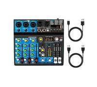 5 Channel USB Mixer DJ Sound Controller Mini Mixer Professional Audio Portable Sound Mixing Console With 256