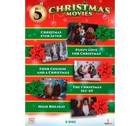5 Christmas Movies - 5-DVD Set ( Christmas Ever After / A Puppy for Christmas / Four Cousins & a Christmas / The Christmas Setup / High Holiday )