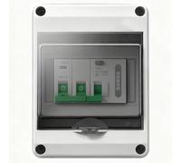 5 Circuits Distribution Protection Box, ABS Plastic Transparent Cover Waterproof Distribution Box IP65(12x9.5x16 cm/4.7x3.7x6.3 in)