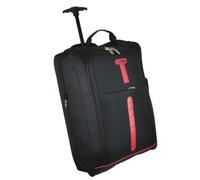 5 Cities 42L Lightweight Shopping Trolley Bag, Easy Storage For Shopping, Travelling - Large (BlackRed)