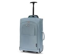 5 Cities 21"/55cm Black Carry On Lightweight Cabin Approved Trolley Bag Hand Luggage (Sage)