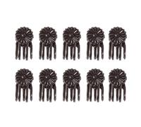 5-Claw Brown Orchid Clip for Climbing Vines Tomato Bean Plants - Portable Plastic Garden Plant Support Clips (20 x 10 x 16 mm) 10/50/100 Pack(100 PCS)