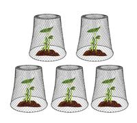 5 Cloches For Growing Vegetables, Plant Protector Chicken Wire Cloche, Iron Plant Protection, Protect From Rabbits Bird Chicken Squirrels Other Small Animals