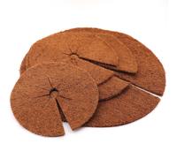 5 Coconut Mulching discs 60 cm Coconut fibre mat Coconut fibre Plant protection