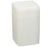 (5) Coinsafe Brand Square White Plastic (Silver Eagle) Size Coin Storage Tube Holders