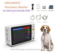 5" Color Handheld VET Patient Monitor,ECG NIBP SPO2 Pulse Rate,Temp,CONTEC