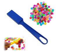 5 Colorful Magnetic Wands and 100 Chips for Classroom Games, Mont-essori Math Manipulatives, Sensory Bin Tools for Toddlers and Science Experiments - Essential Homeschool Supplies for Kids