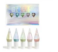 5 Colors Liquid Glitter Eyeshadow Set,Shimmer Eyeliner Sparkly Eyeshadow,Waterproof Long Lasting Eye Brightener,Highlighter Makeup,Festival Makeup Kit,Liquid Eyeliner,Perfect for Women and Girls,5g